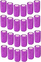 Vista 66 de Cinta adhesiva para veterinarios (negro) (paquete de 2) (4 pulgadas x 15 pies), autoadhesiva, adherente, cohesiva, flexible, autoadhesiva, rollo