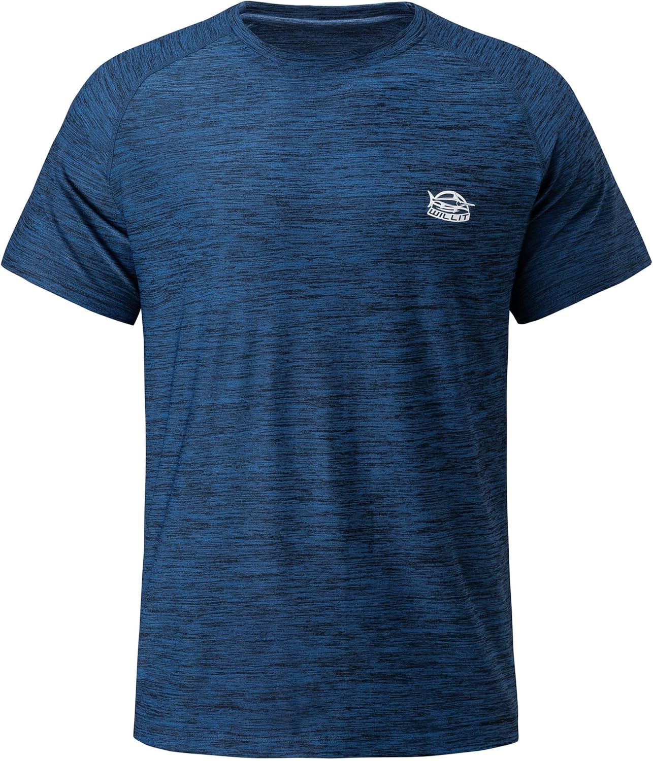 Willit Men's Rashguard Swim Shirt Short Sleeve UPF 50+ Sun Protection SPF Quick Dry Water Shirt