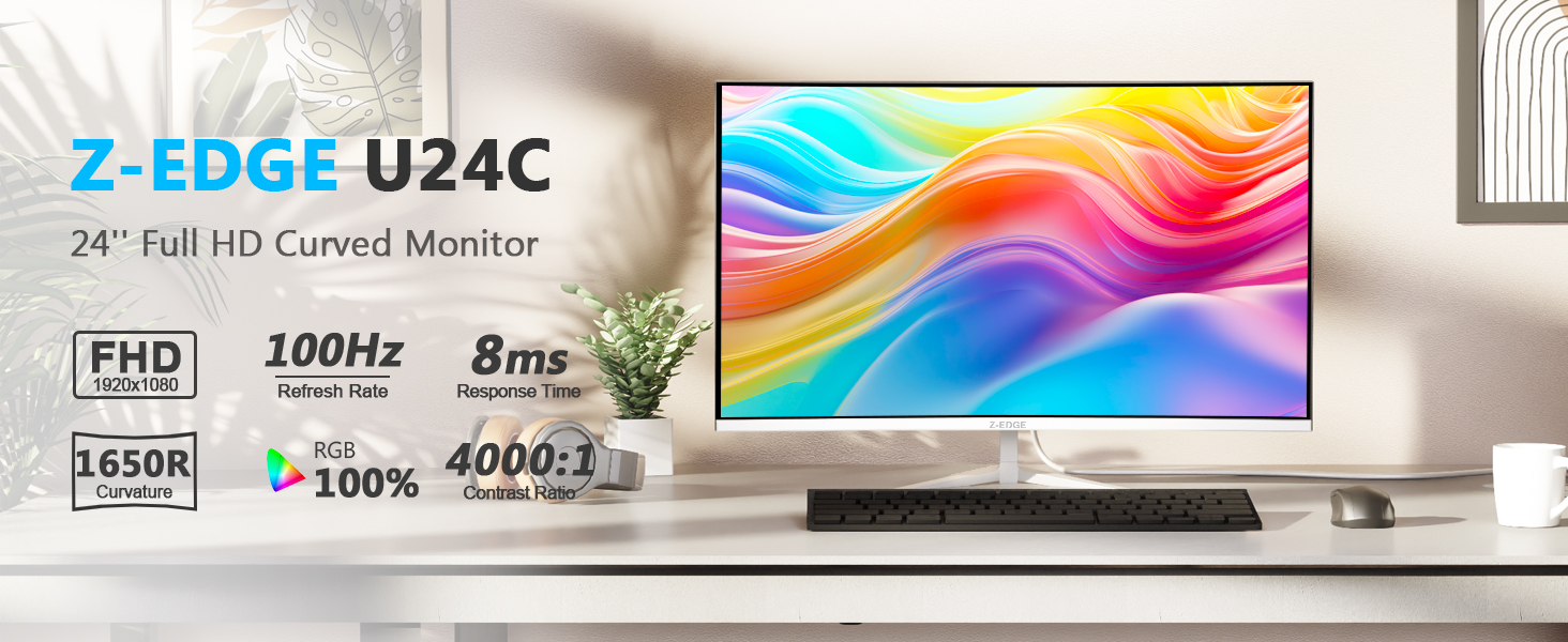 MONITOR COMPUTER 16:9 LED モニター本体ホワイト Fujitsu Monitor B24-9 TE 24