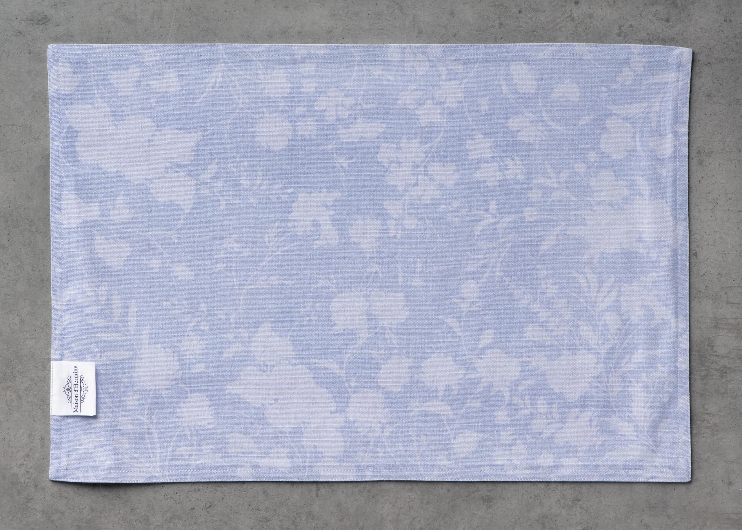 Maison d' Hermine Placemats Set of 4 100% Cotton Washable Reusable Table Mats for Home Kitchen Dining Party Wedding Restaurant Gifts for Mothers Day (Summer Floral - Image 3
