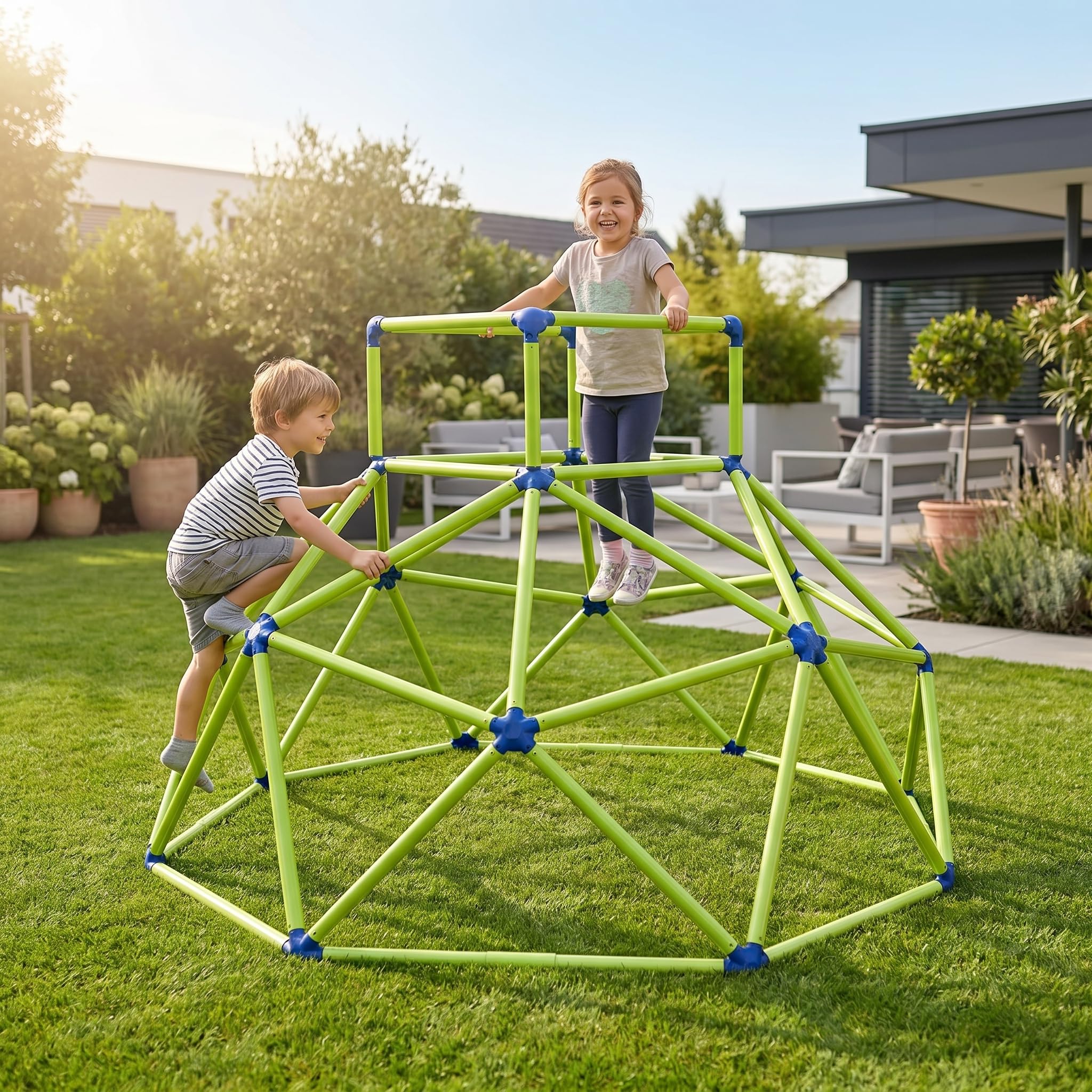 Tour D’Escalade Monkey Bar – Structure Plastique – Charge 70 Kg – Intérieur/Extérieur – Dès 3 Ans – Choix De 3 Couleurs