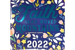 2022 Faith Can Move Mountains Madonna Calendar
