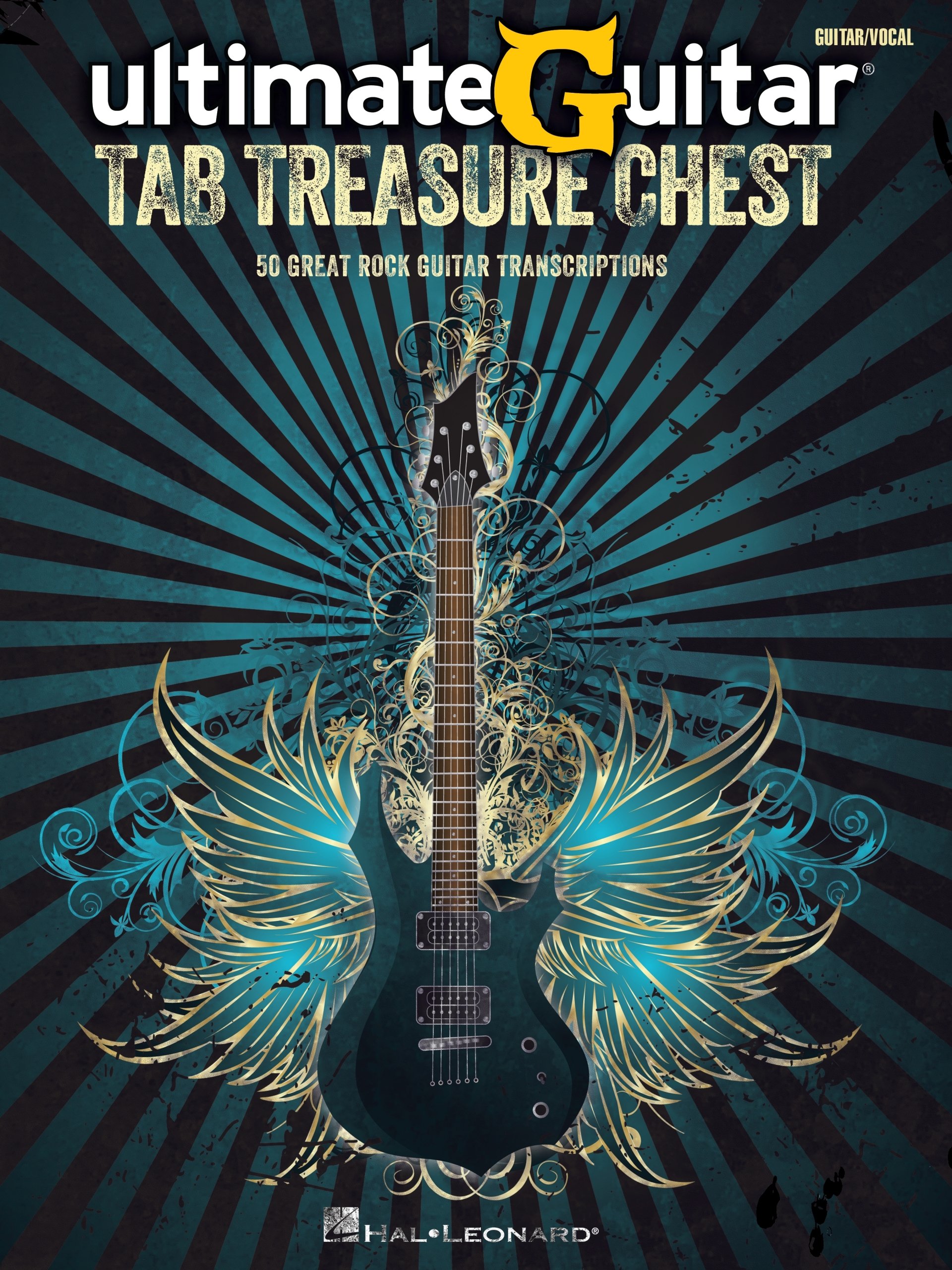 Recueil tablature guitare rock : songbook de 50 morceaux de musique en anglais