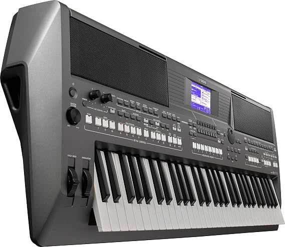 Yamaha PSR-S670 Electronic Keyboard, Portatone, Piano, 61 Keys, Music Stand Included, 930 Tones, Built-in 230 Accompaniment Styles to Support Performance