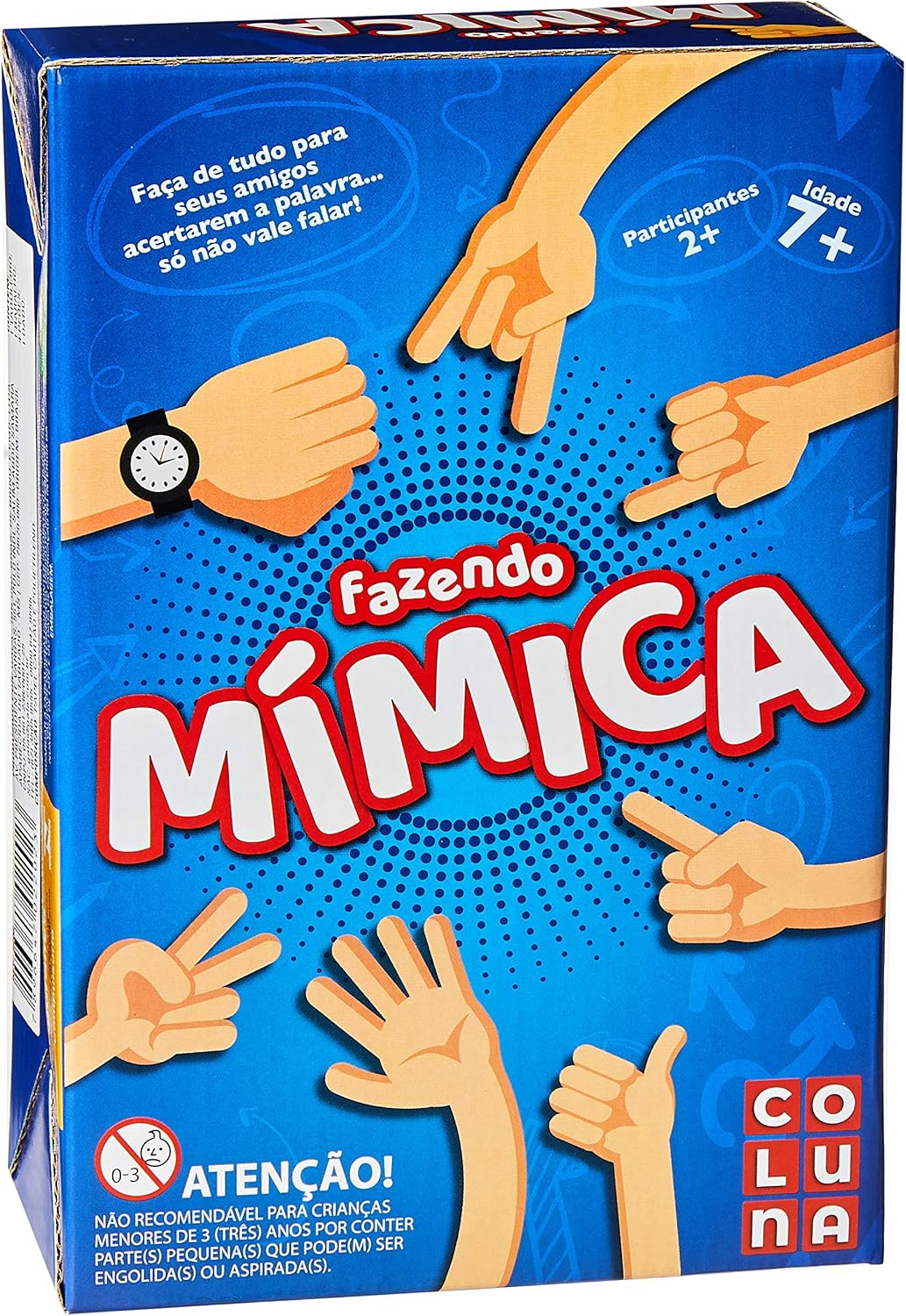 Jogo De Tabuleiro Fazendo Mimica Coluna Multicor