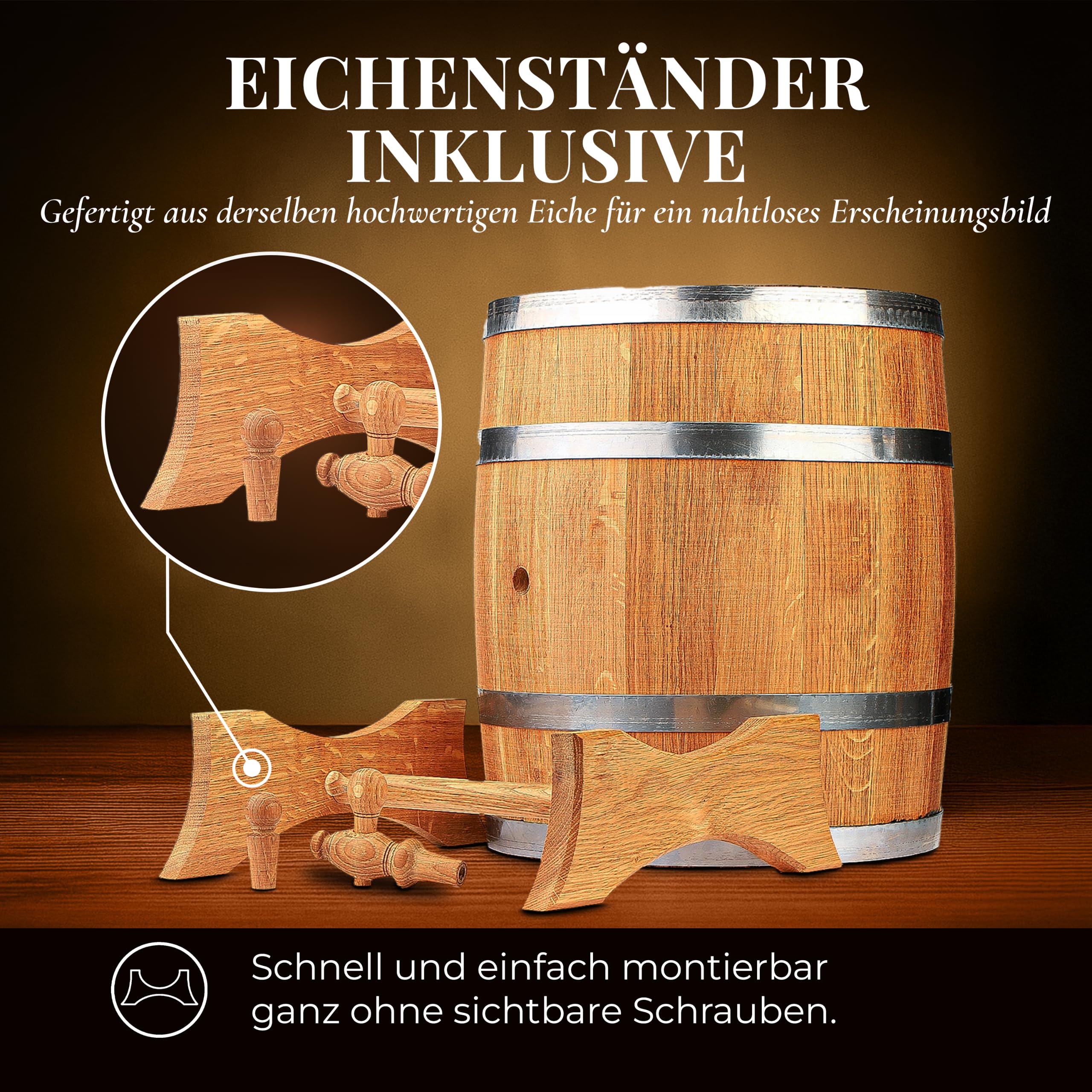 Botte di Legn di Rovere di Whisky Botte di Vino Botte di Quercia di liquore Piccola di Rovere 3 Litri