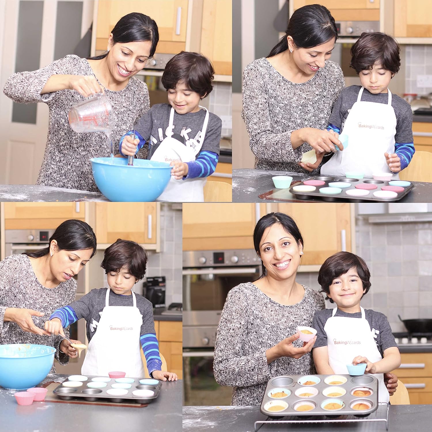 Deluxe Kids Baking Set with Apron and Real Kitchen Cooking Utensils - Suitable for Boys & Girls Ages 3 Years & Up - Ideal Christmas or Birthday Gift