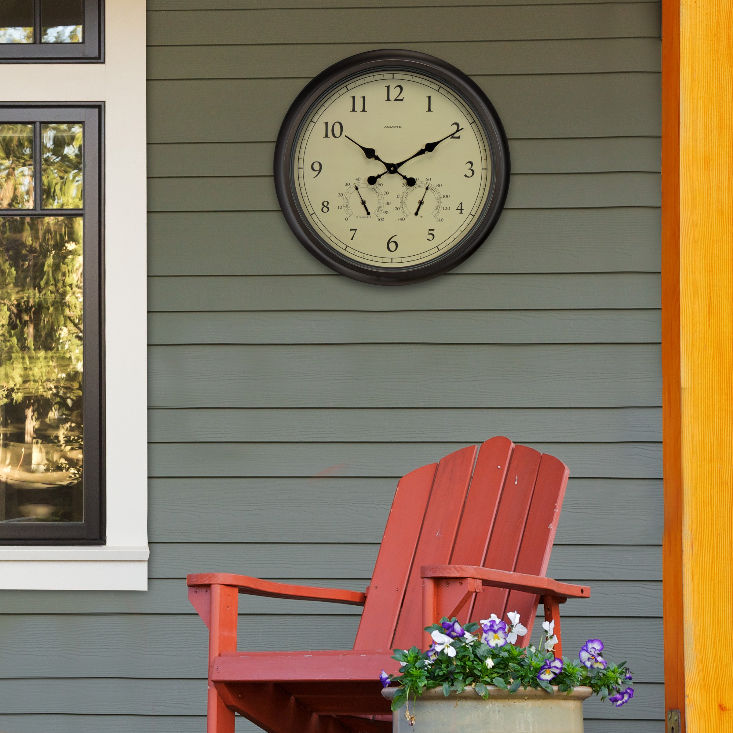 acurite 24 inch outdoor clock