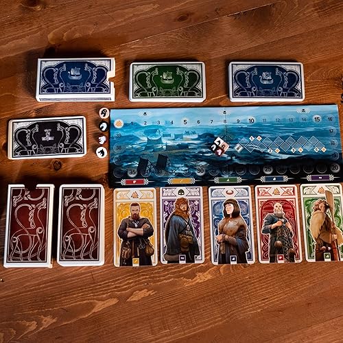 Miniatura 5 de Knarr Board Game - Form The Greatest Band of Vikings! Thrilling Exploration and Strategy Game, Fun Family Game for Kids & Adults, Ages 10+, 2-4