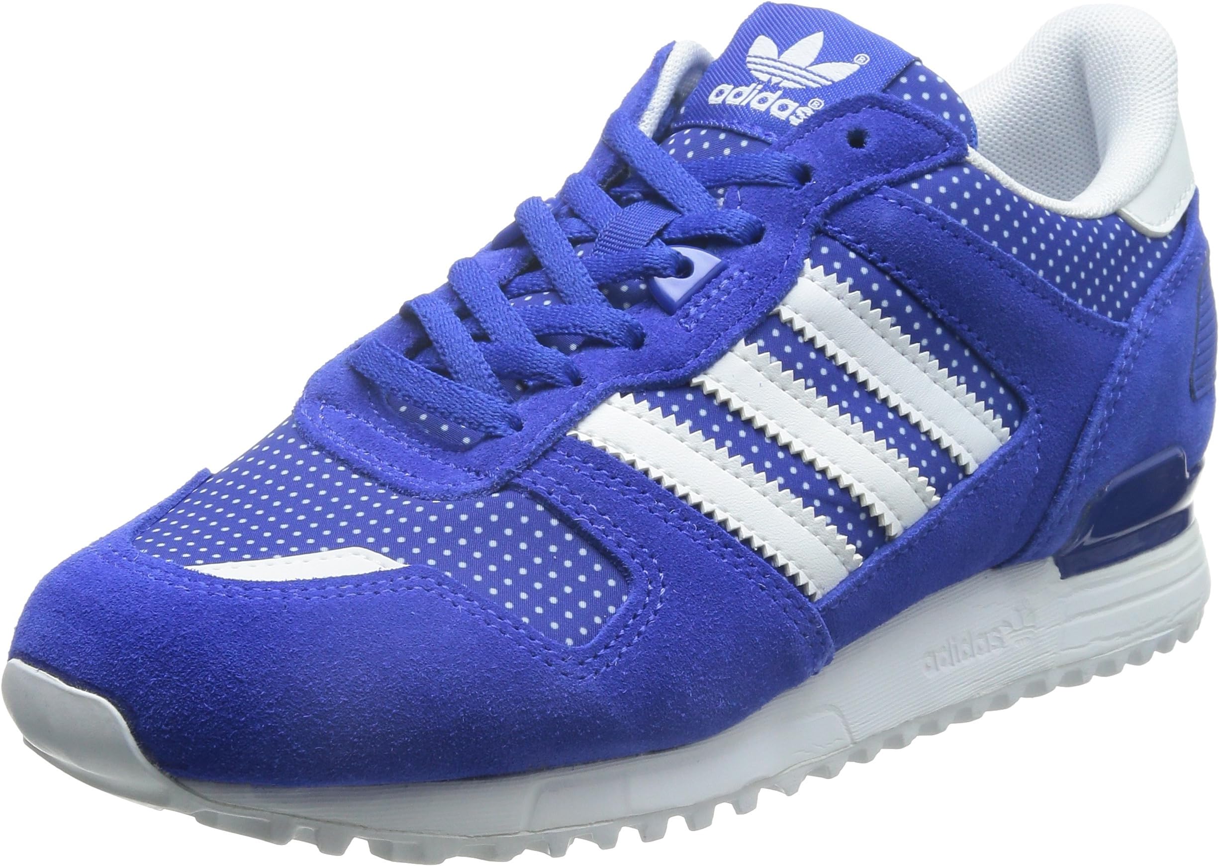 Adidas Women's ZX 700 W, BLUE/WHITE, 6 US