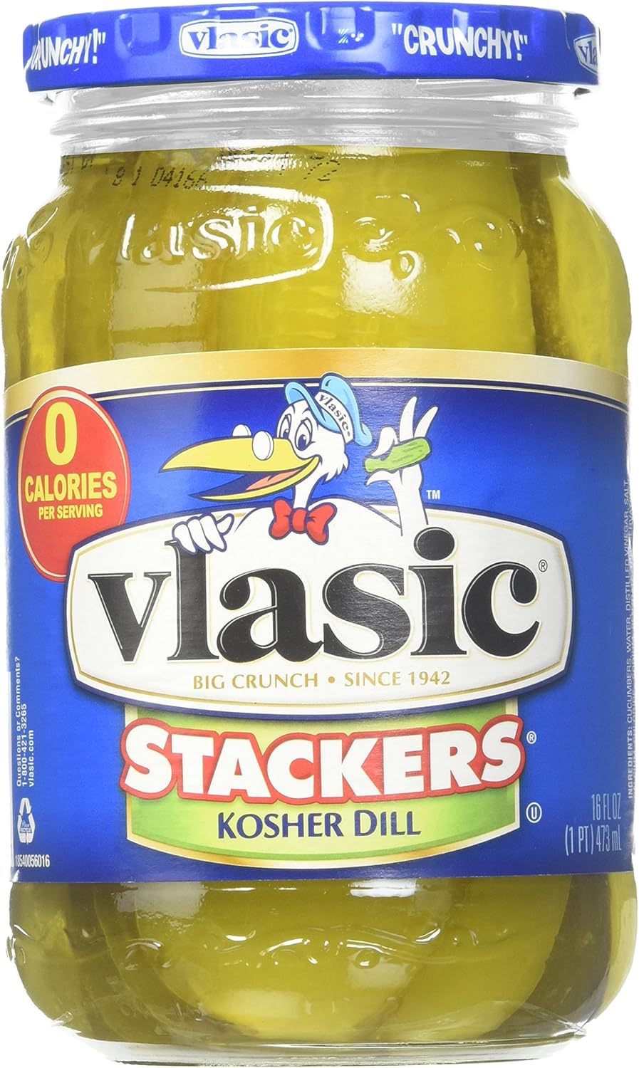 Vlasic Stackers Kosher Dill Pickles 473ml (Pack of 3) Amazon.co.uk