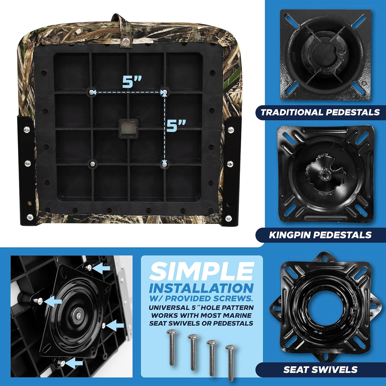 Wise Super Value Series Low Back Boat Seat