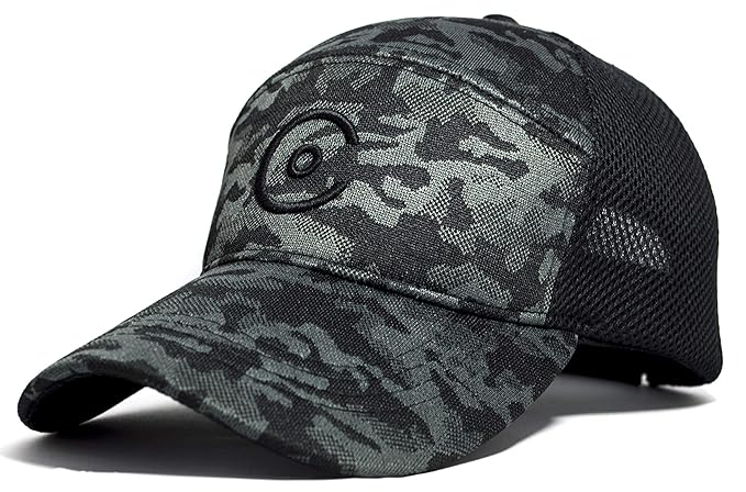 Camouflage Casual Baseball Trucker Cap Half Net Mesh Free Size