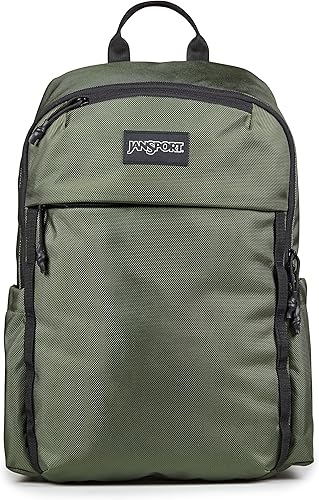 JanSport Venture Daypack - Paquete de viaje con compartimento principal grande, funda acolchada para laptop, bolsillos dobles para botellas de agua