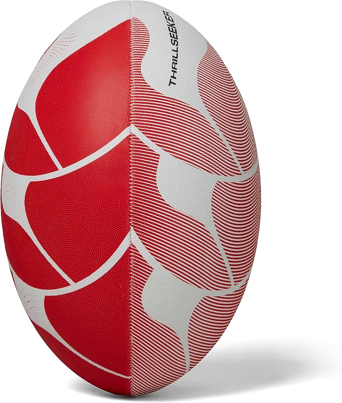Balón de entrenamiento Canterbury Thrillseeker Rugby League Union blanco/rojo