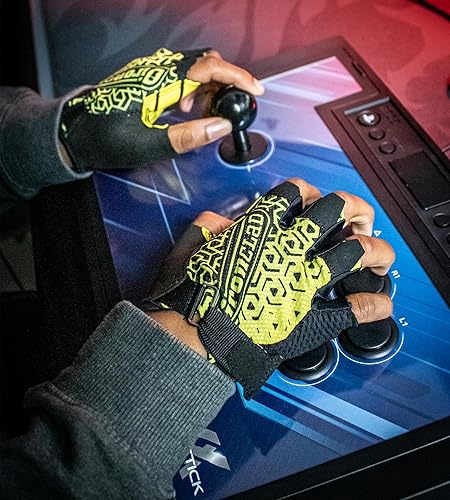 Miniatura 4 de Ironclad Guantes para juegos de PC, ajuste de precisión, agarre de silicona de rendimiento, construcción que absorbe la humedad, 1 par, ES-IPC-04-L,