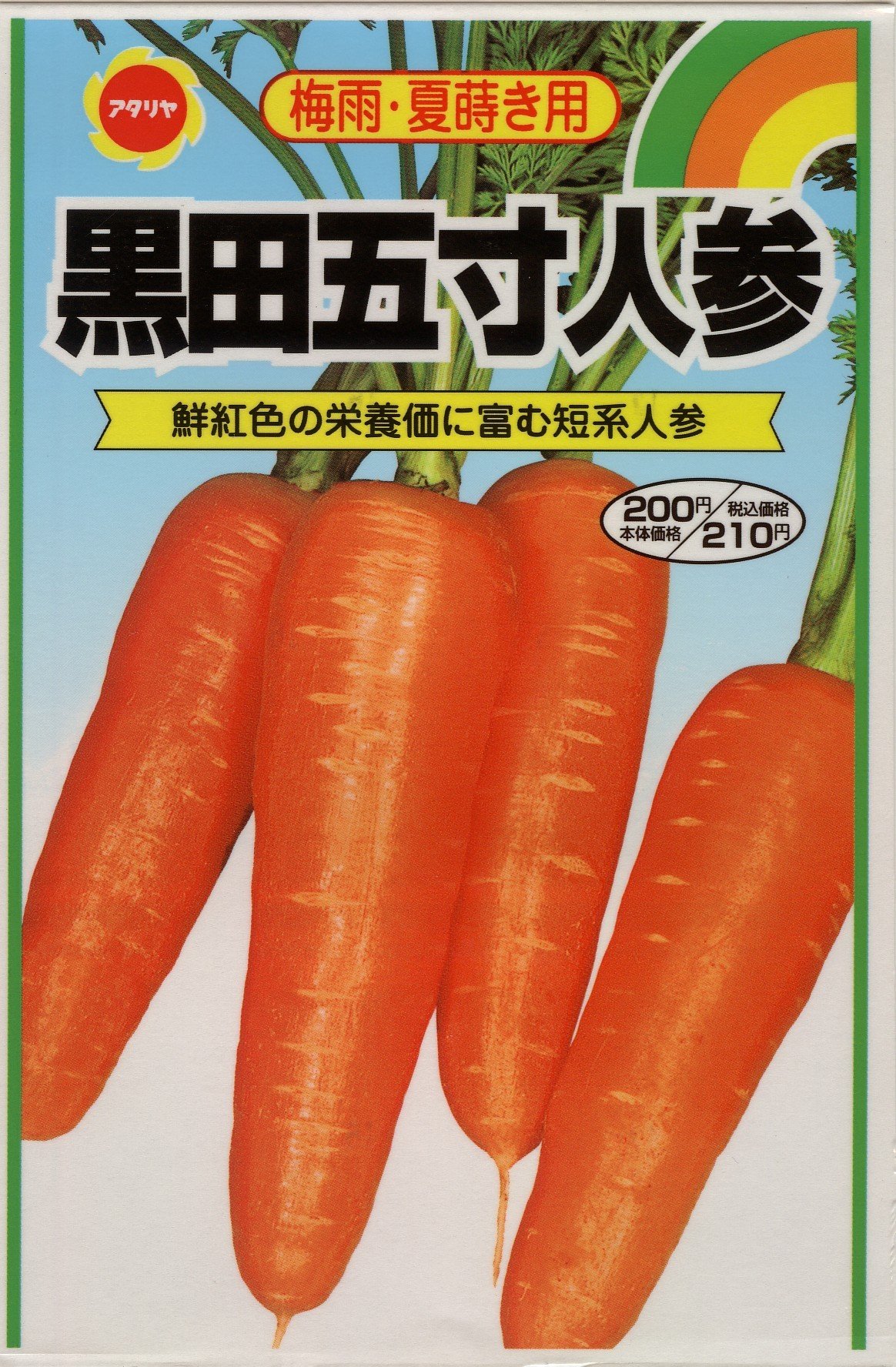 Amazon | アタリヤ農園 種 黒田五寸人参 12ml | 果物