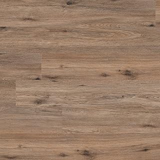MSI McKenna 7 in. x 48 in. Luxury Vinyl Flooring, Rigid Core Planks, LVT Tile, Waterproof LVT, Wood Grain Finish, Eastern Oak Brown, 12 MIL Wear Layer, 5 mm Thick, 23 sq. ft./Case