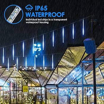 Amazon.com: PGFUN Meteor Shower Rain Lights Christmas Snow