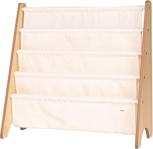 Miniatura 98 de 3 Sprouts Estantería de tela reciclada para niños, organizador de libros de 4 niveles, estantería de madera para guardería, sala de juegos, aula,