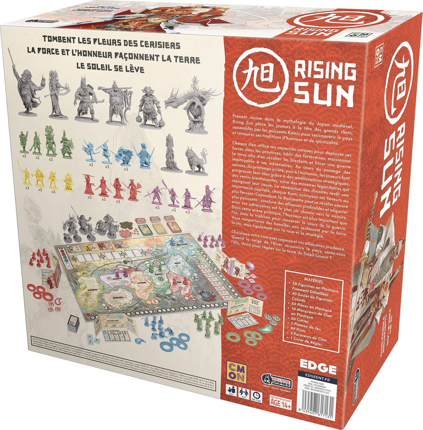 Edge | Rising Sun | Gioco da tavolo | a partire da 14 anni | da 3 a 5 giocatori | 90 a 120 minuti