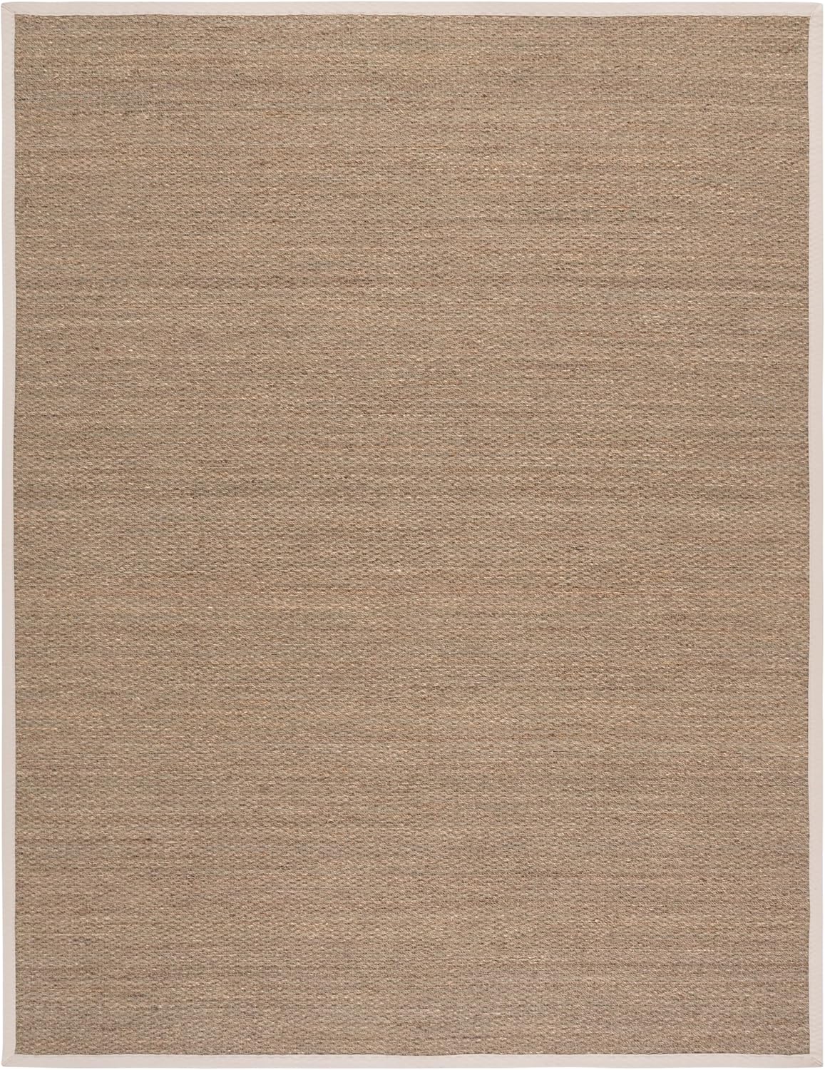 SAFAVIEH Area Rug 8x10 - Natural Fiber Collection - Large - Natural & Ivory, Seagrass, Ideal for Living Room, Bedroom, Dining Space (NF111J)