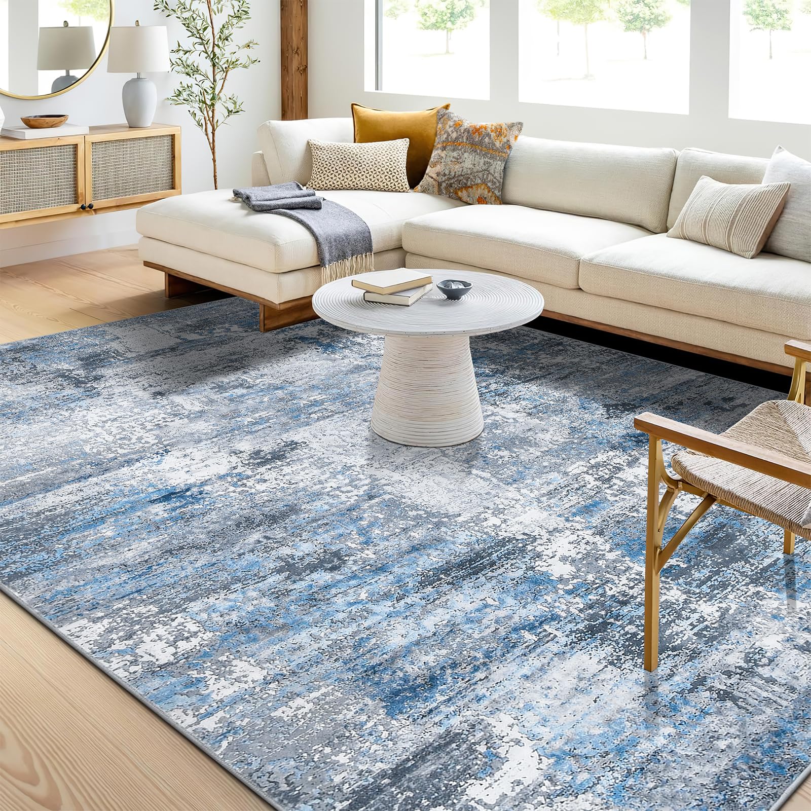 Living room rug,Washable Rugs , 200x300 cm,Large rug, Modern Abstract Rug โ image 1
