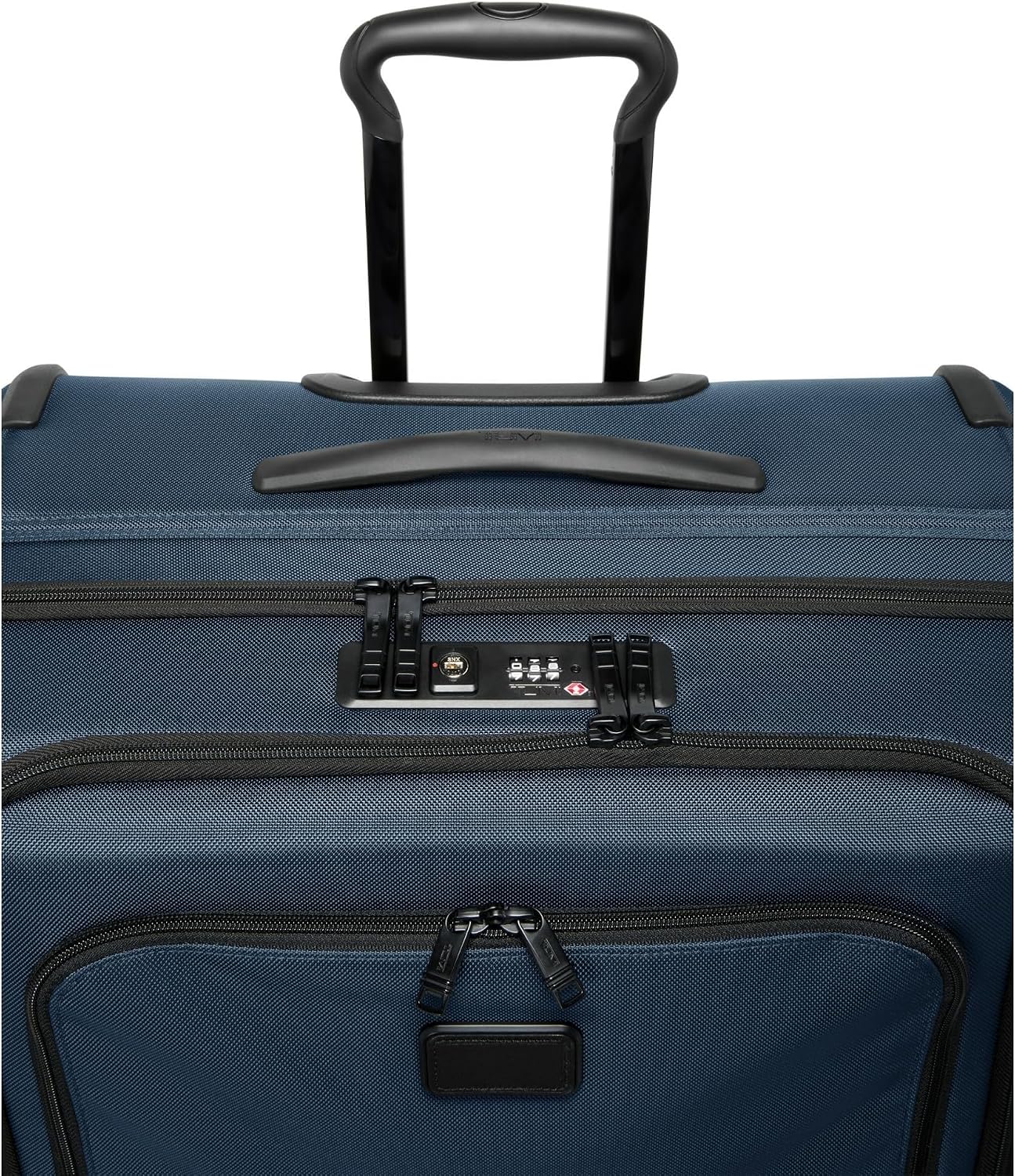 TUMI - Alpha X-Large Dual Access Expandable 4-Wheeled Checked Luggage - Zipper Expansion - Durable Ballistic Nylon - Extra Large Capacity Suitcase with TSA Lock - Navy