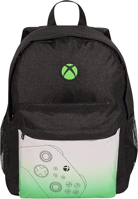 Popgear Xbox Controller Backpack, Kids, One Size, Green / Black, Official Merchandise