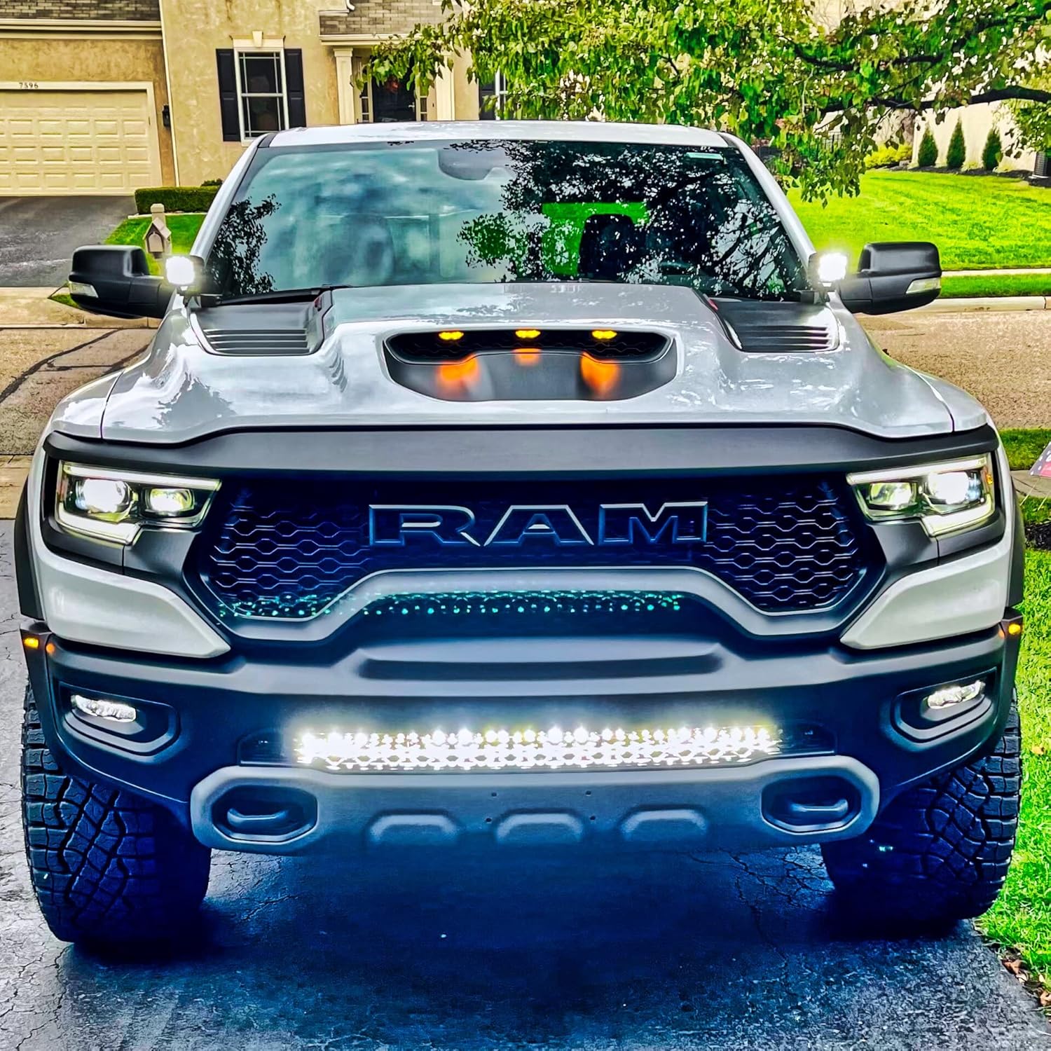 M&R Automotive RAM TRX Single 40in Lower Grill White LED LIGHTBAR KIT