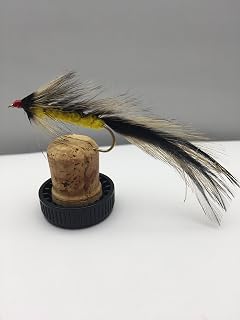 Pesca con mosca, color amarillo MATUKA Hothead tamaño 4 Seatrout Bass Lucio agua salada X 6 moscas Pack #146