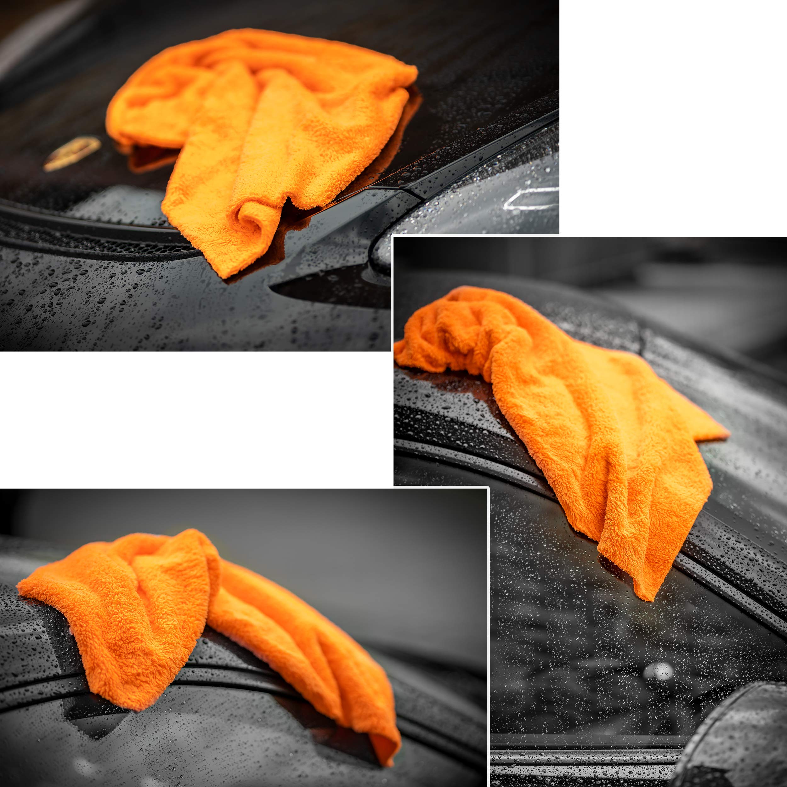 detailmate Sonax - Pulido de cerámica todo en uno, 0,5 L + Esponja de pulido Sonax P-Ball, paño de microfibra 550 g/m², juego de pulido de manos para coche
