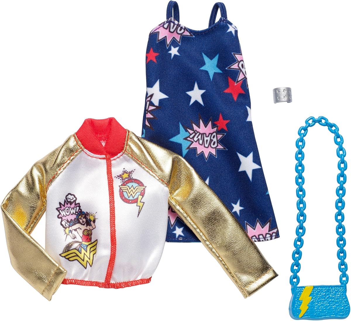 Barbie DC Comics Moda, Azul