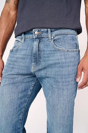 Men's ORD Straight Jeans Streamlined Silhouette, Mid Rise, Comfort Stretch Denim