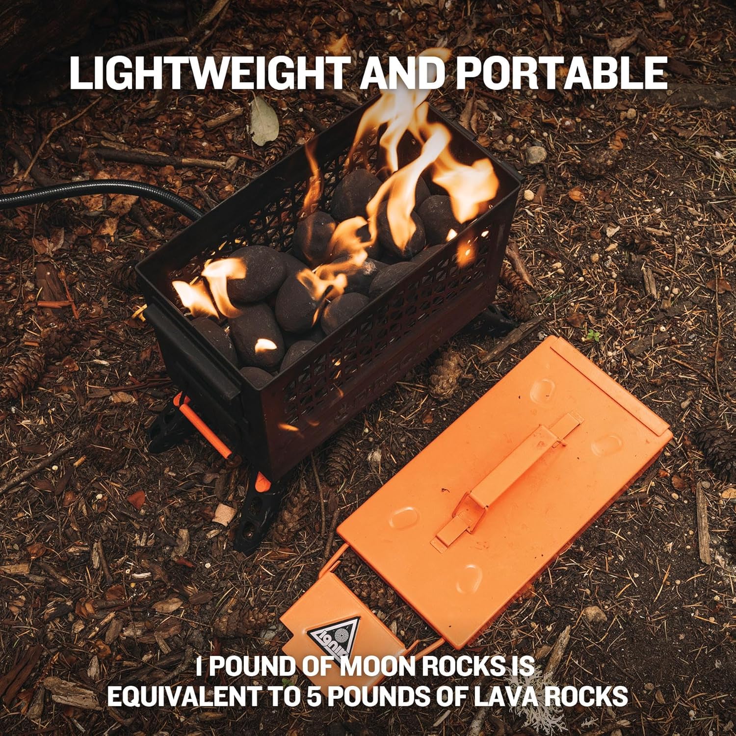 Ignik FireCan Elite Fire Pit + Moon Rocks