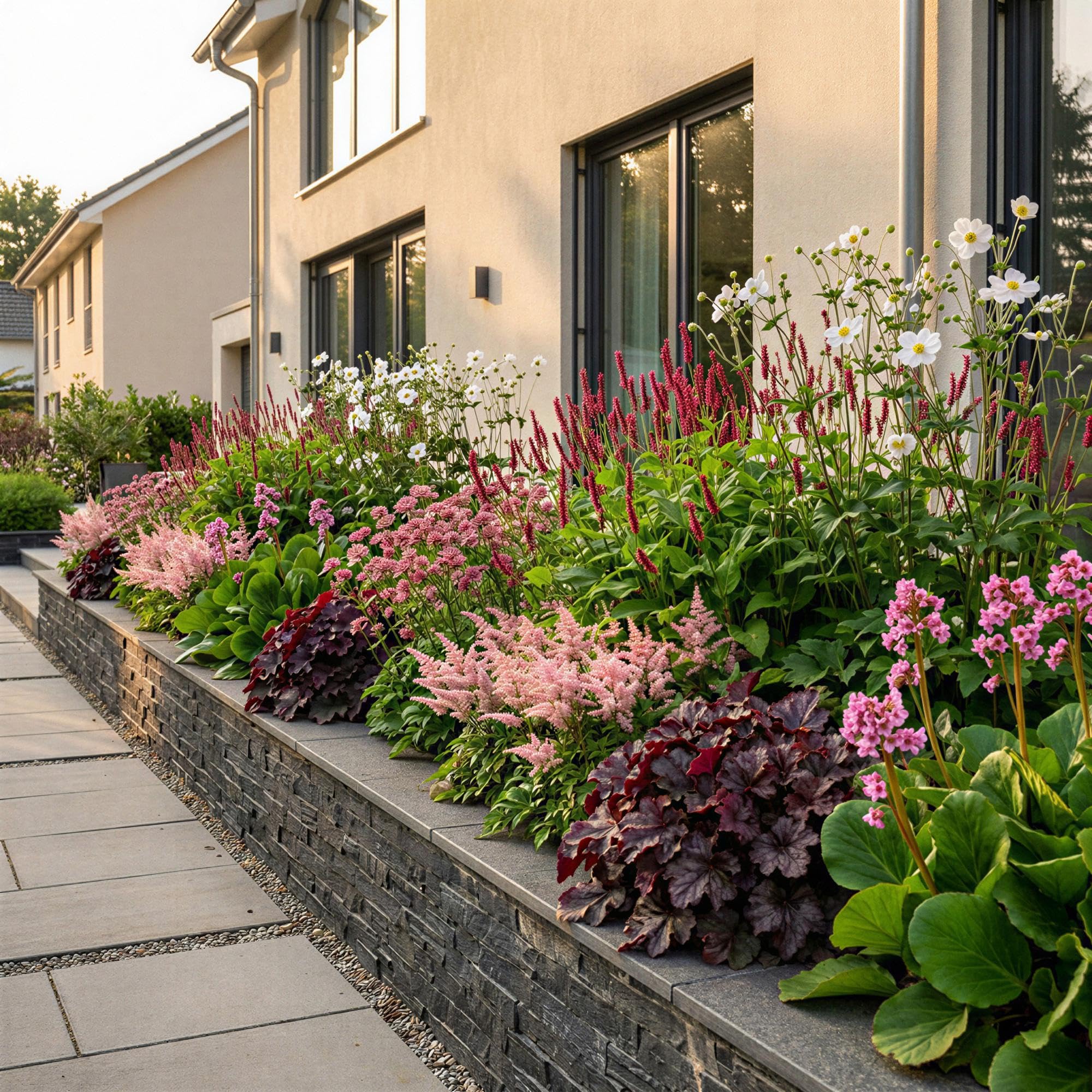 Piante Perenni da Ombra, per Giardino, Colori Misti, 24 Pezzi per 3 m2