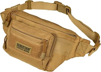 Seibertron Tactical Sling Pack EDC Travel Compact Messenger Molle Bag