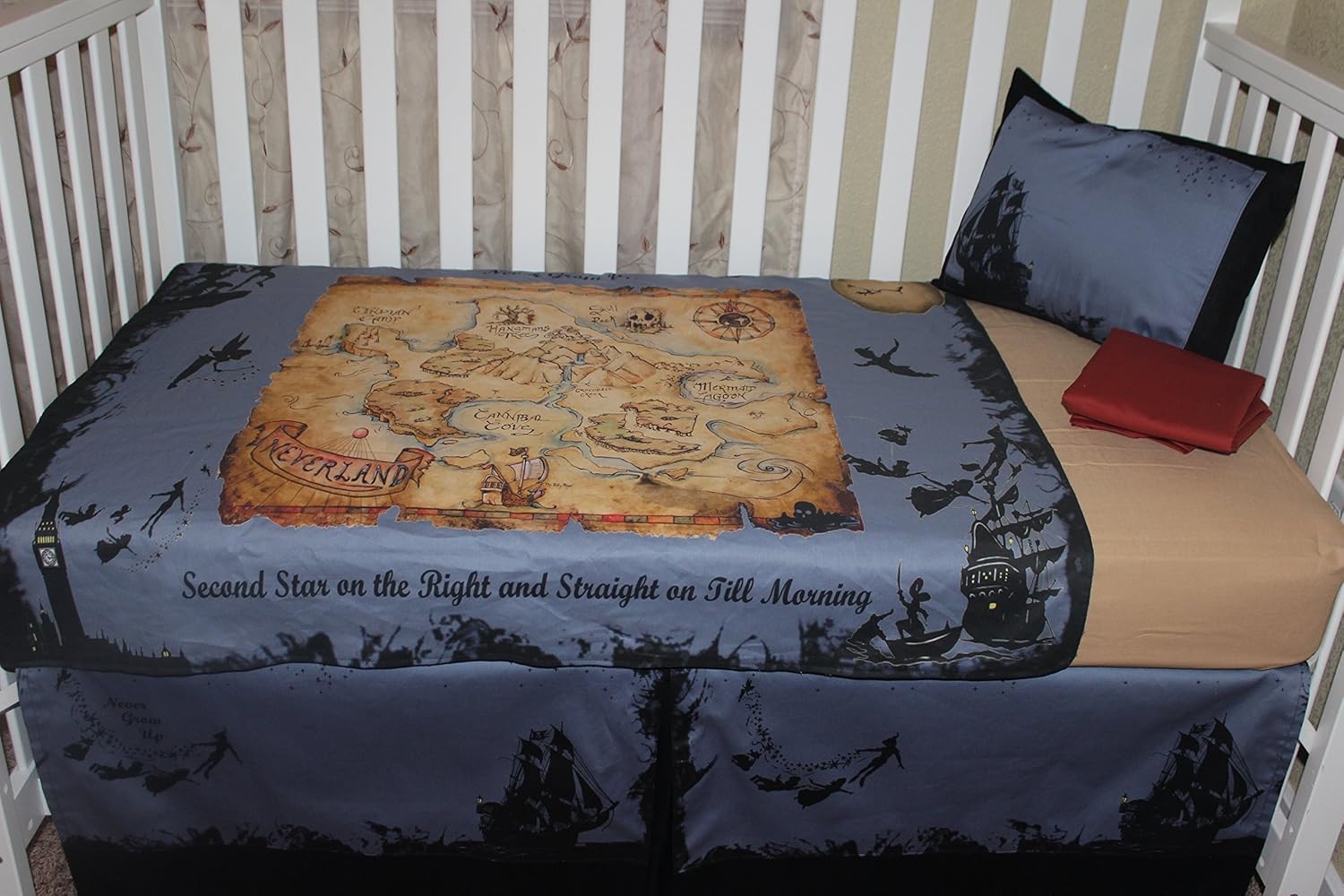 peter pan crib bedding