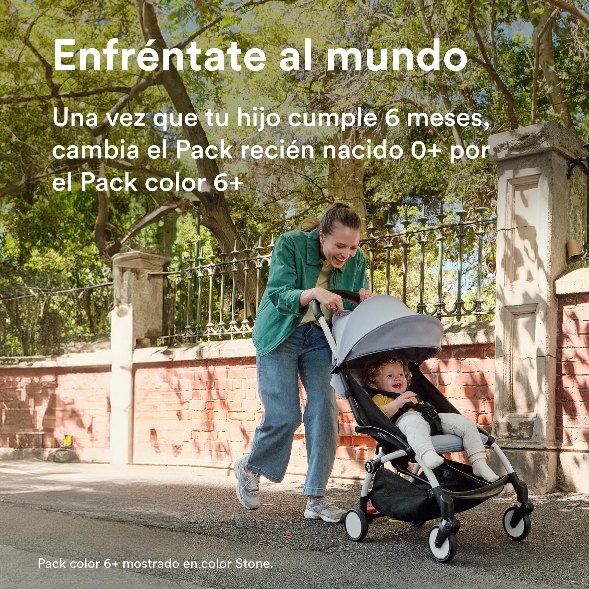 Cochecito YOYO3 de Stokke con Pack para Recién Nacido: Incluye chasis en negro, pack color 6+ para YOYO (Olive) y pack para recién nacidos 0+ (Olive)
