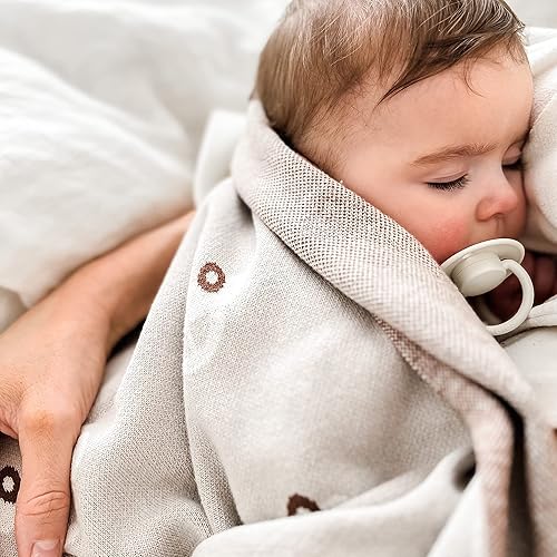 Miniatura 114 de Manta para bebé, 100 % algodón de lujo, suave, acogedora, ligera, unisex, para recepción, manta de regalo para recién nacidos, bebés y niños Oveja