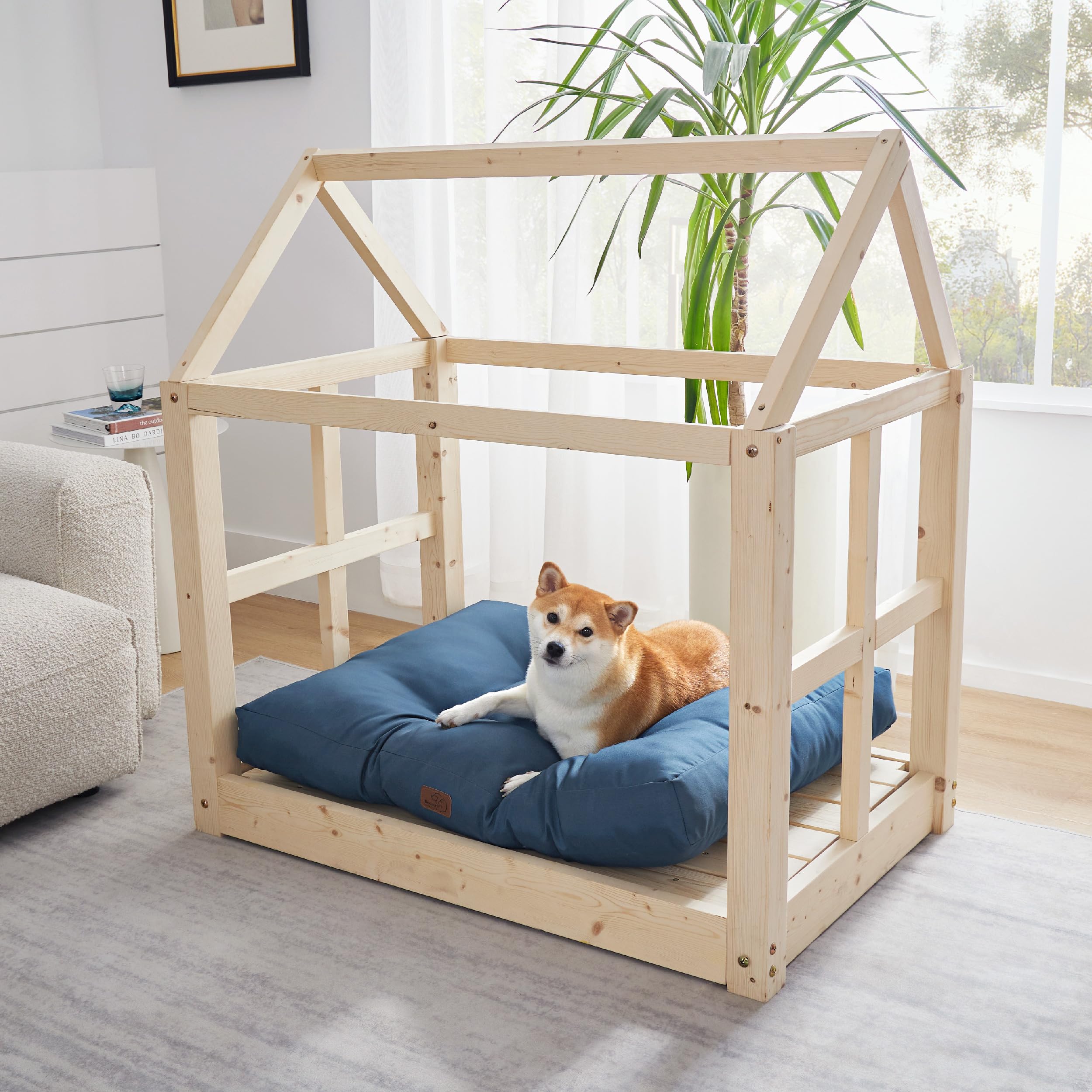Bedsure Cuscino per Cani Taglia Piccolo - Cuscini per Cani Taglia Piccola Tappeto Cane Cuscino Cane Interno Cuscino Cuccia Cane Impermeabile 76x50 cm Lavabile