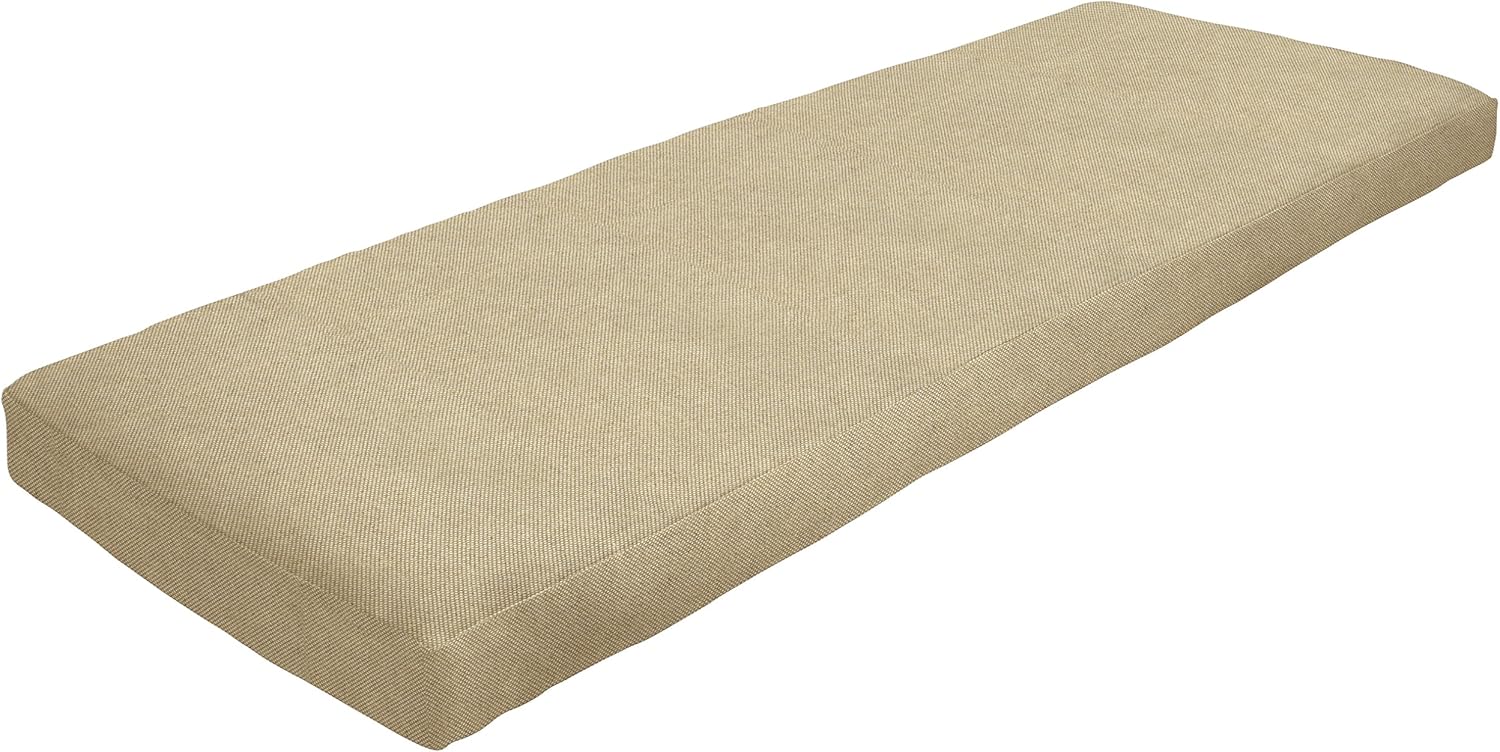 20637 Custom Zipped Knife Edge Bench Cushion, 47" x 16" x 3.5", Rosemary Serenity