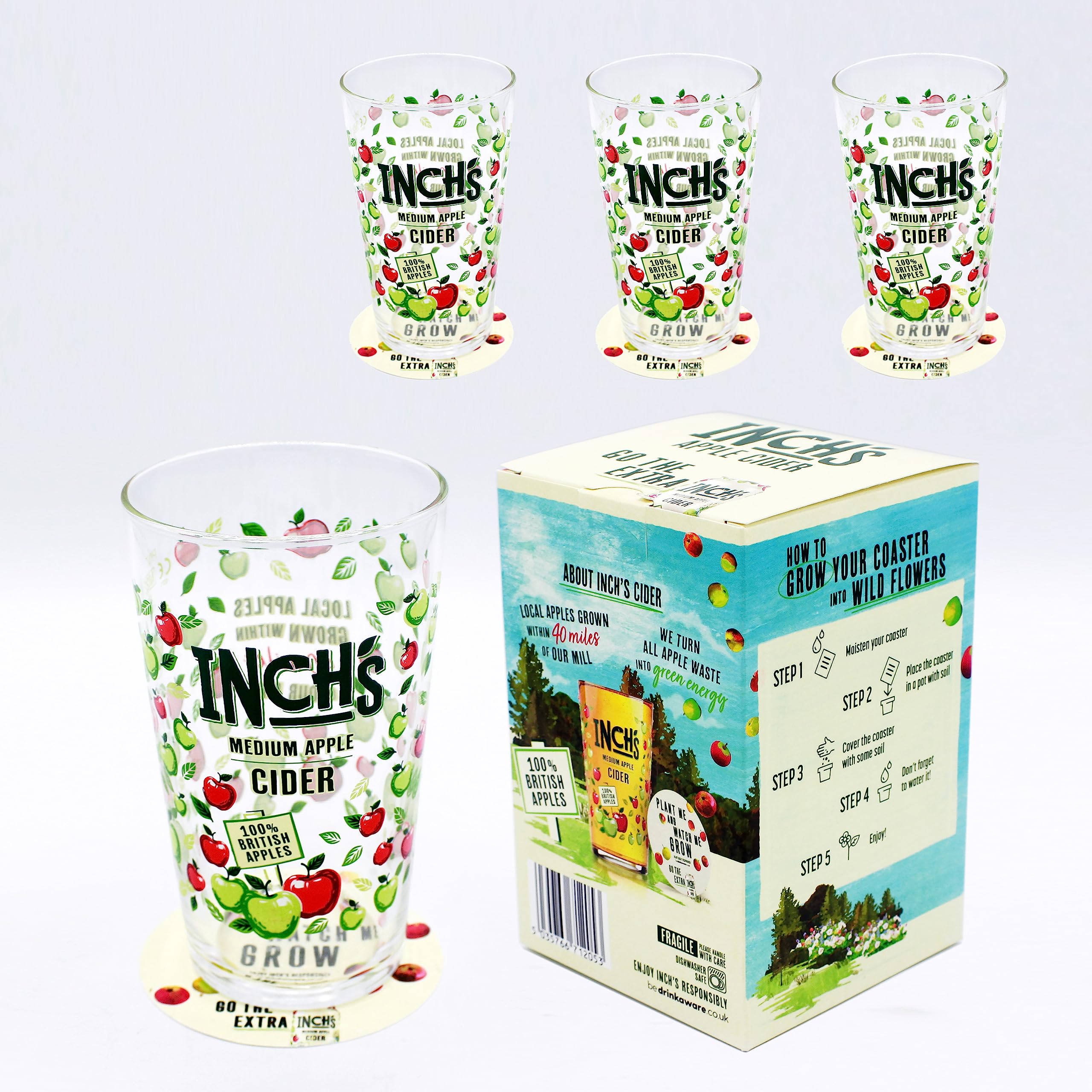 Birra In Coppa? No, Bicchiere Da Sidro Personalizzato 20oz Inch's Cider Inciso - Idea Regalo - Foto 2
