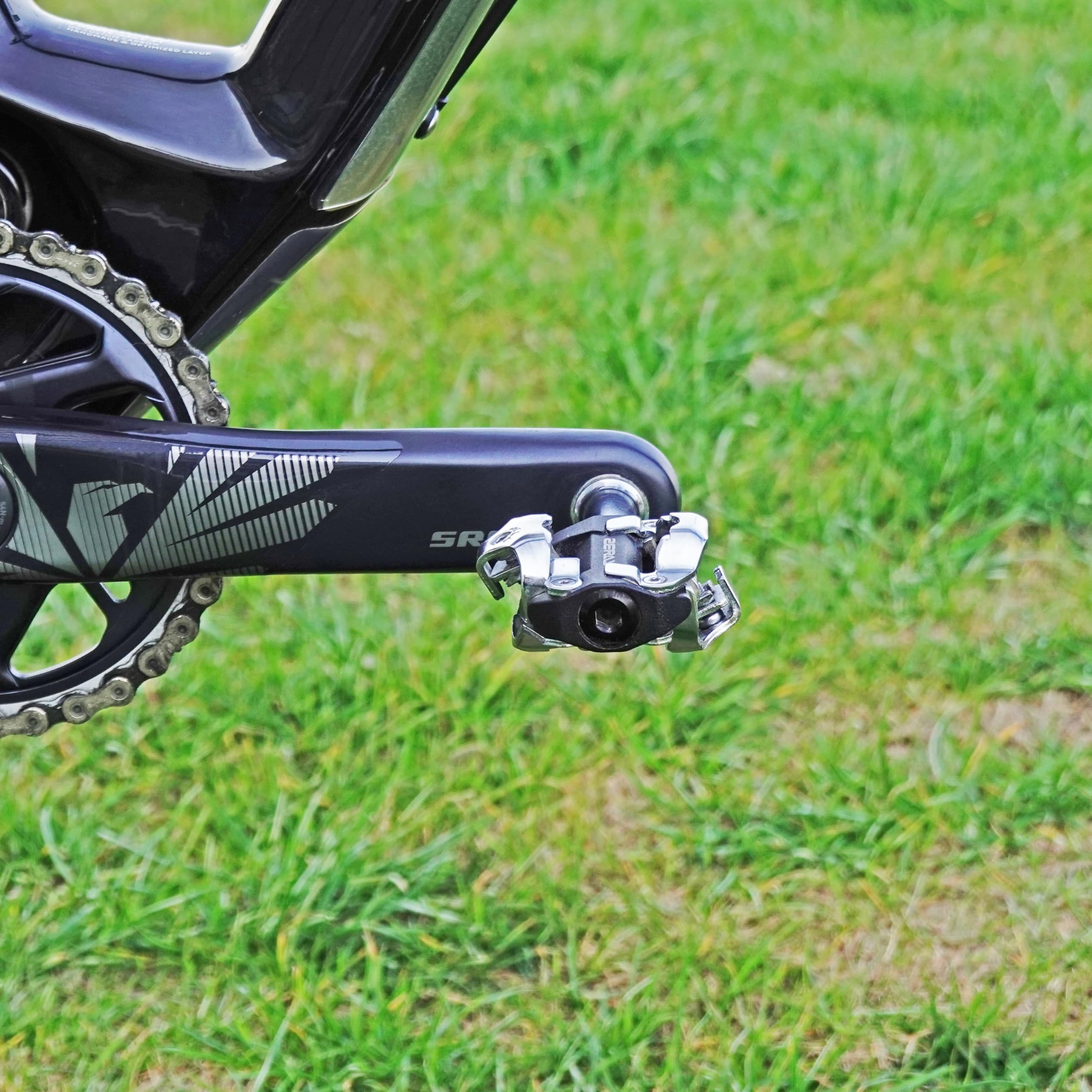 Pedales sin clip para bicicleta de montaña con tacos compatibles con tacos Shimano SPD-SH51