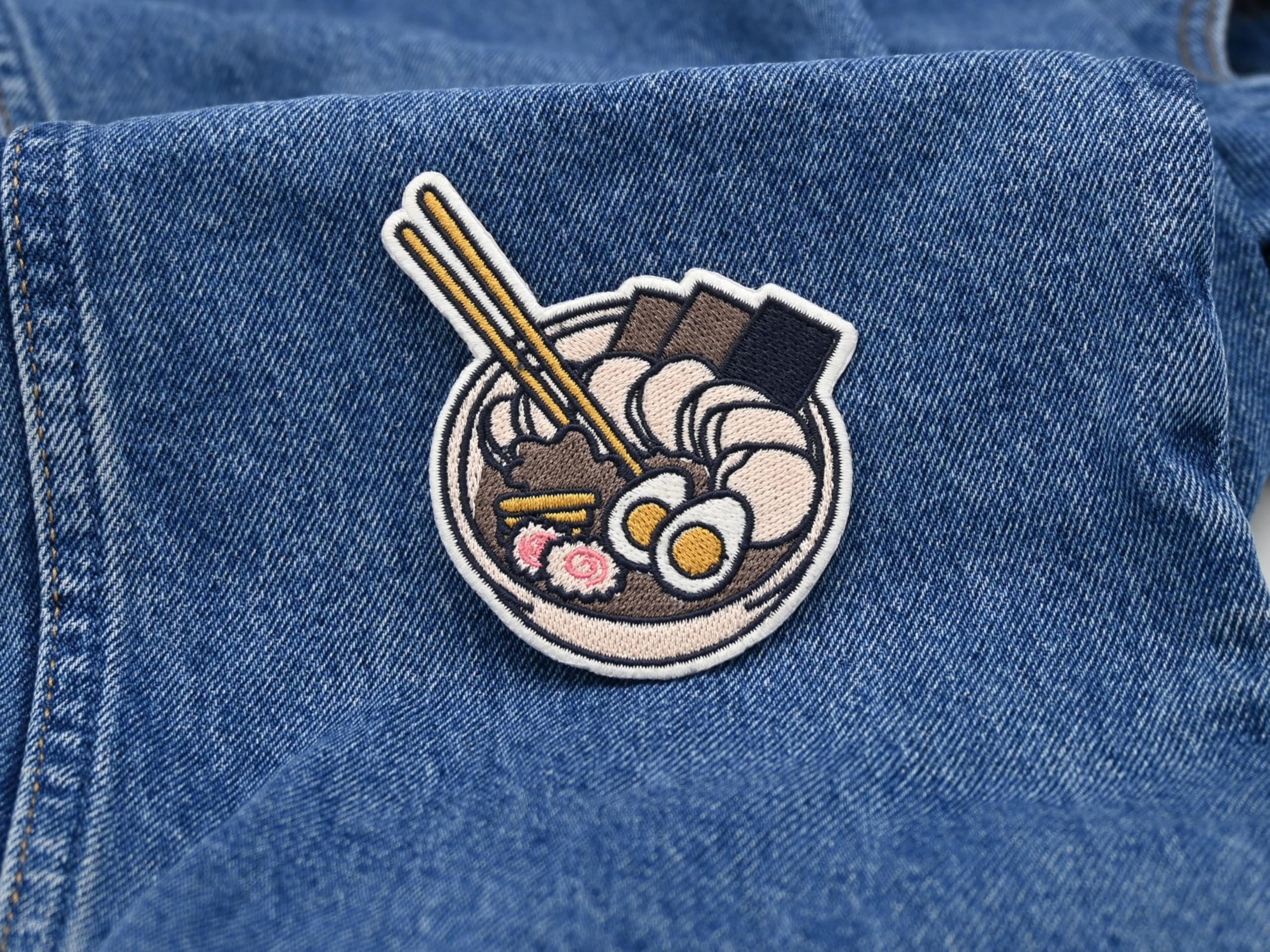 Finally Home Food Bowl patch om op te strijken | Aziatische patches, Japan strijkplaatje, eten opstrijkbaar, sushi patches, tofu strijkpatch