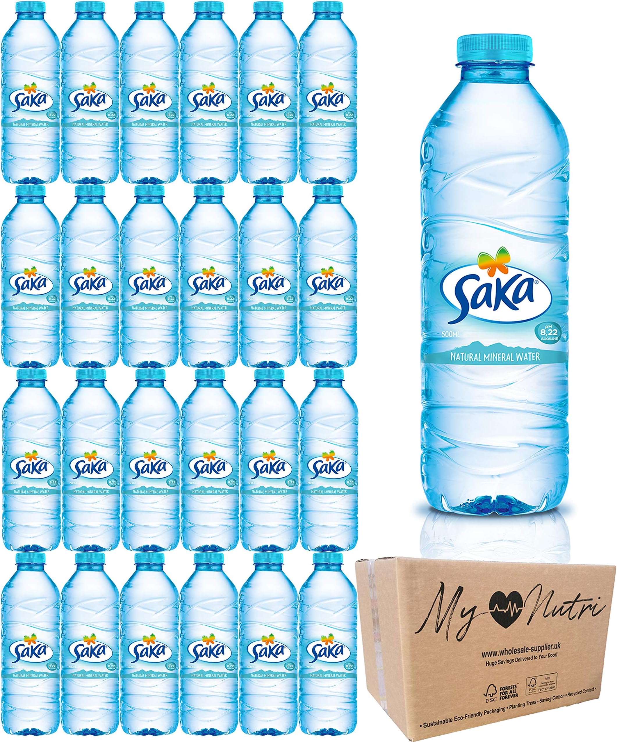 Saka Natural Mineral Still Water 500ml x 24