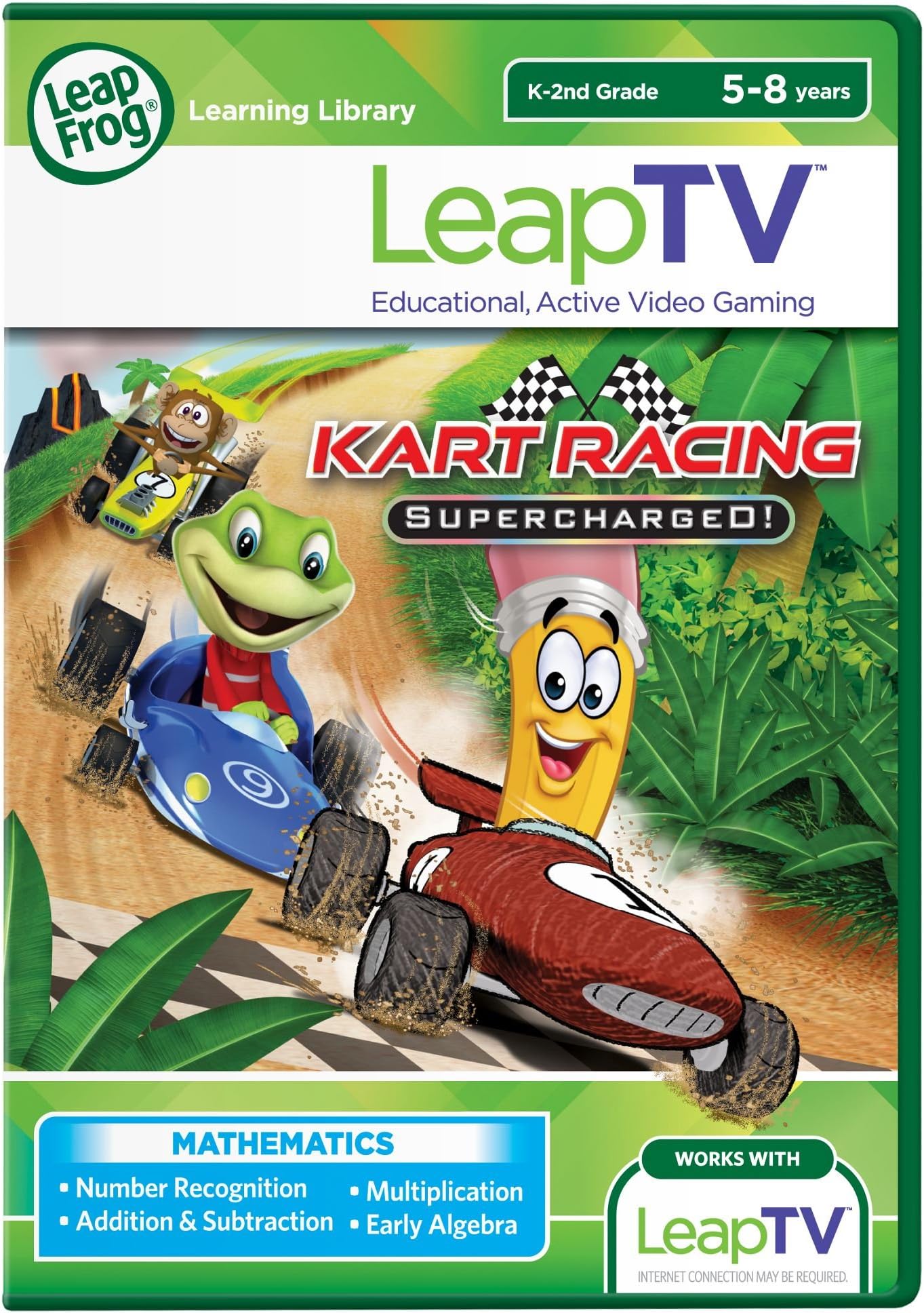 LeapTV Kart Racing: Supercharged! Educational, Active Video Game