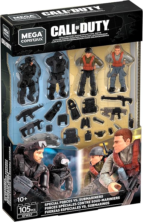 Mega Construx Call of Duty Seals vs Submariners
