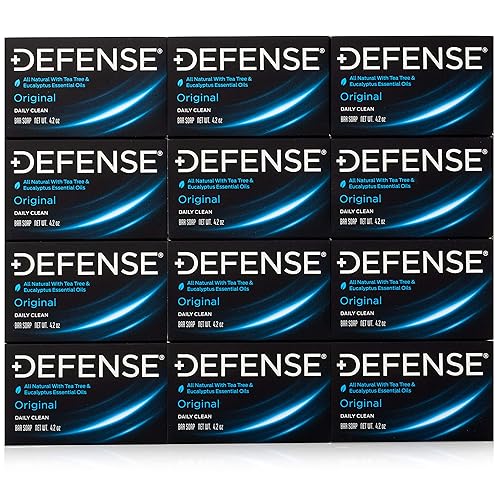 Miniatura 10 de Defense Soap Barra de 4 onzas (paquete de 5)  Aceite de árbol de té y eucalipto 100% natural de grado farmacéutico