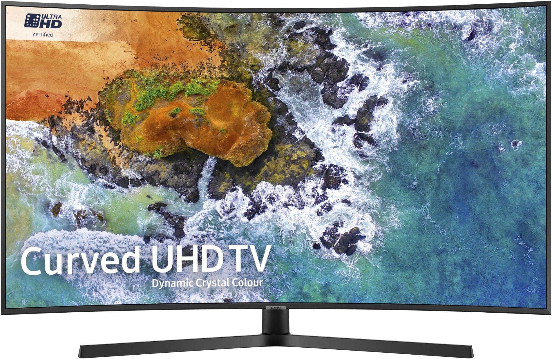 Samsung UE65NU7500 65-Inch Curved Dynamic Crystal Colour 4K Ultra HD Certified HDR Smart TV - Charcoal Black (2018 Model) [Energy Class A+] [Energy Class A+]